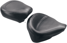 MUSTANG Wide Rear Seat - Smooth - Black - Softail '84-'99 75764