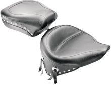 MUSTANG Wide Rear Seat - Studded - Black - FLST '00-'15 76180
