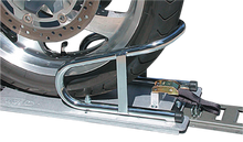 PINGEL Wheel Chock - Series E-Track - Floor Mount - Removable - Chrome - 3-1/2" WC35EF