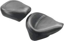 MUSTANG Wide Rear Seat - Smooth - Black - FLST '00-'15 76182