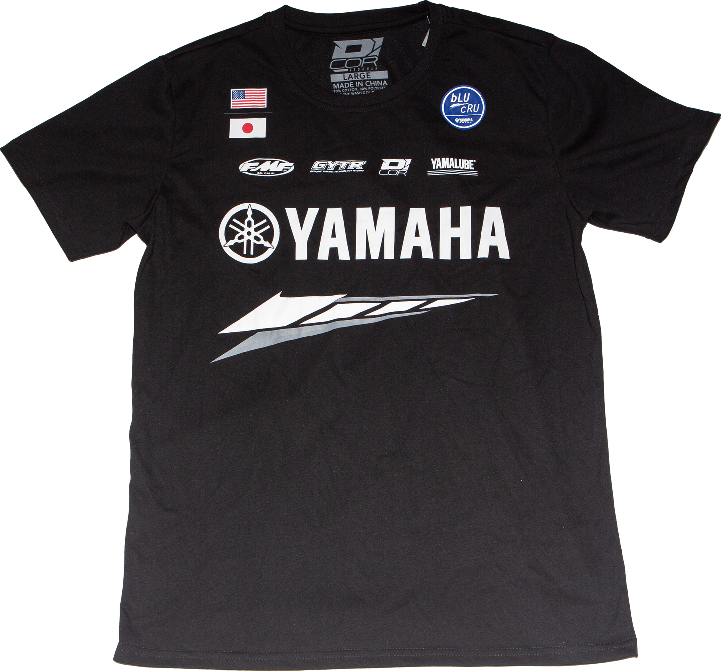 Yamaha Factory T Shirt Black Xl