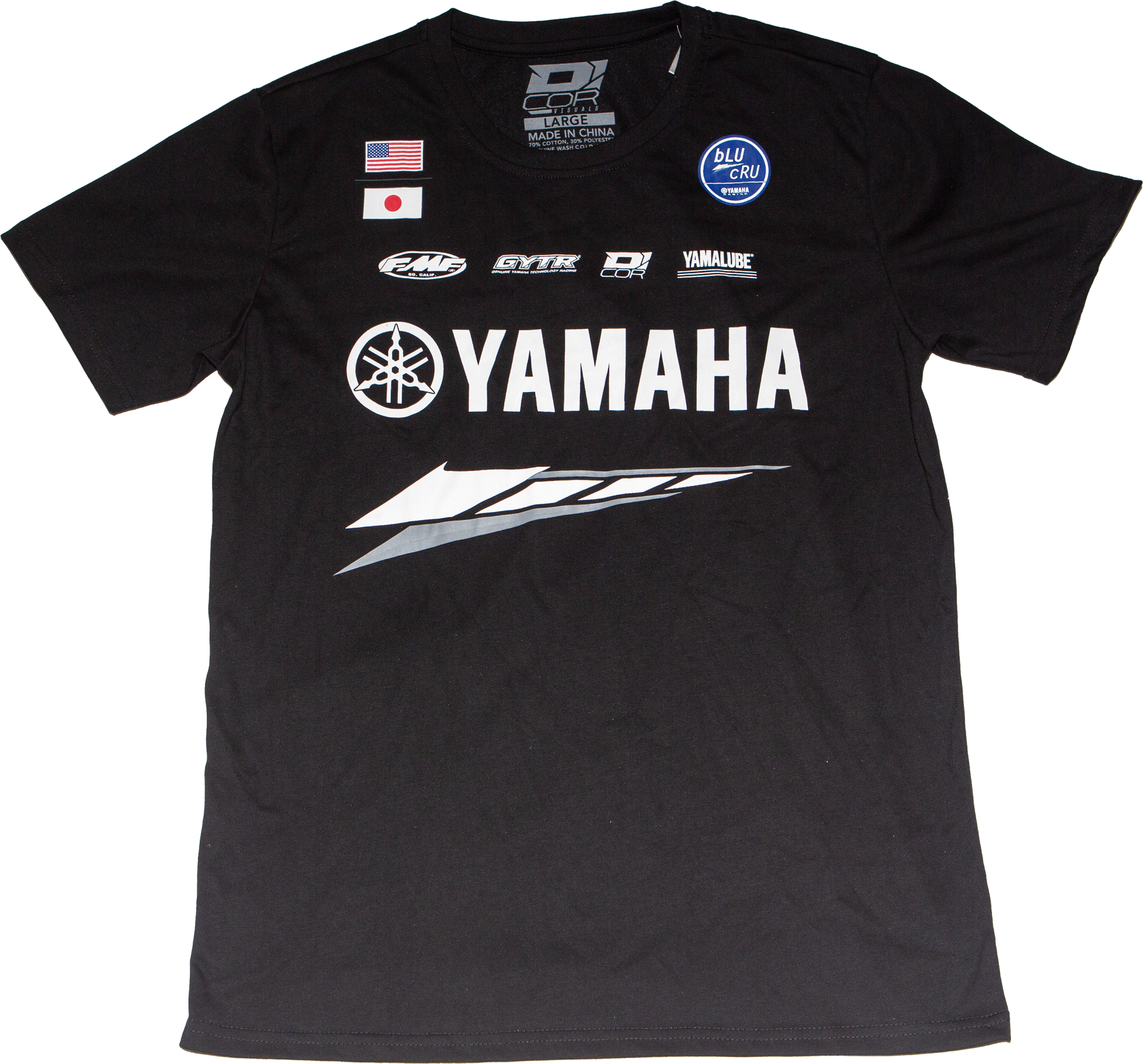 Yamaha Factory T Shirt Black Xl