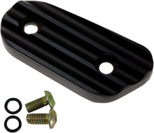 JOKER MACHINE Inspection Cover - Finned - Black - XL 10-664-1