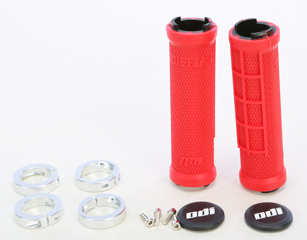 Ruffian Half Waffle Clamp Red/Silver