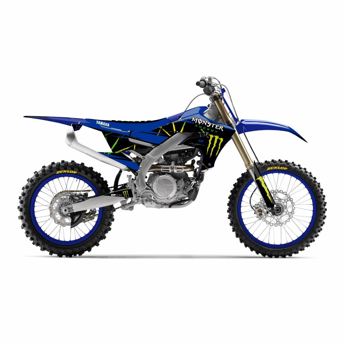 Cmplt Kit Monster Energy Slash White Bg