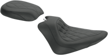 MUSTANG Wide Tripper Rear Seat - Diamond - Black 76763