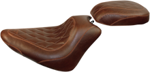 MUSTANG Wide Tripper Rear Seat - Brown - Diamond 76767