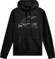 Ride Camo Hoodie V3 Black Xl