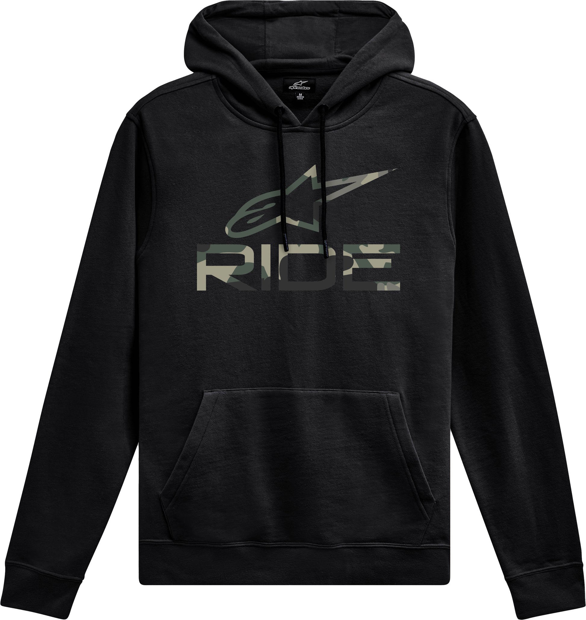 Ride Camo Hoodie V3 Black Md