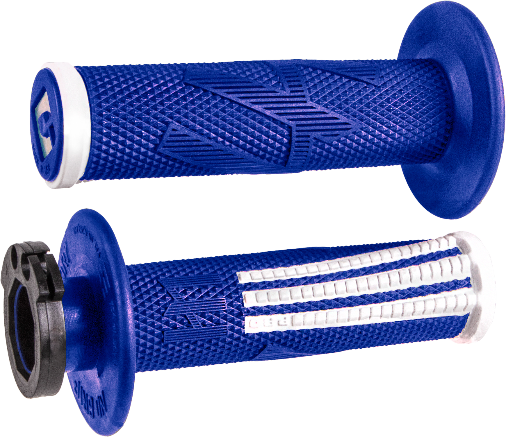 Emig2 Pro V2 Lock On Grip Blue/White