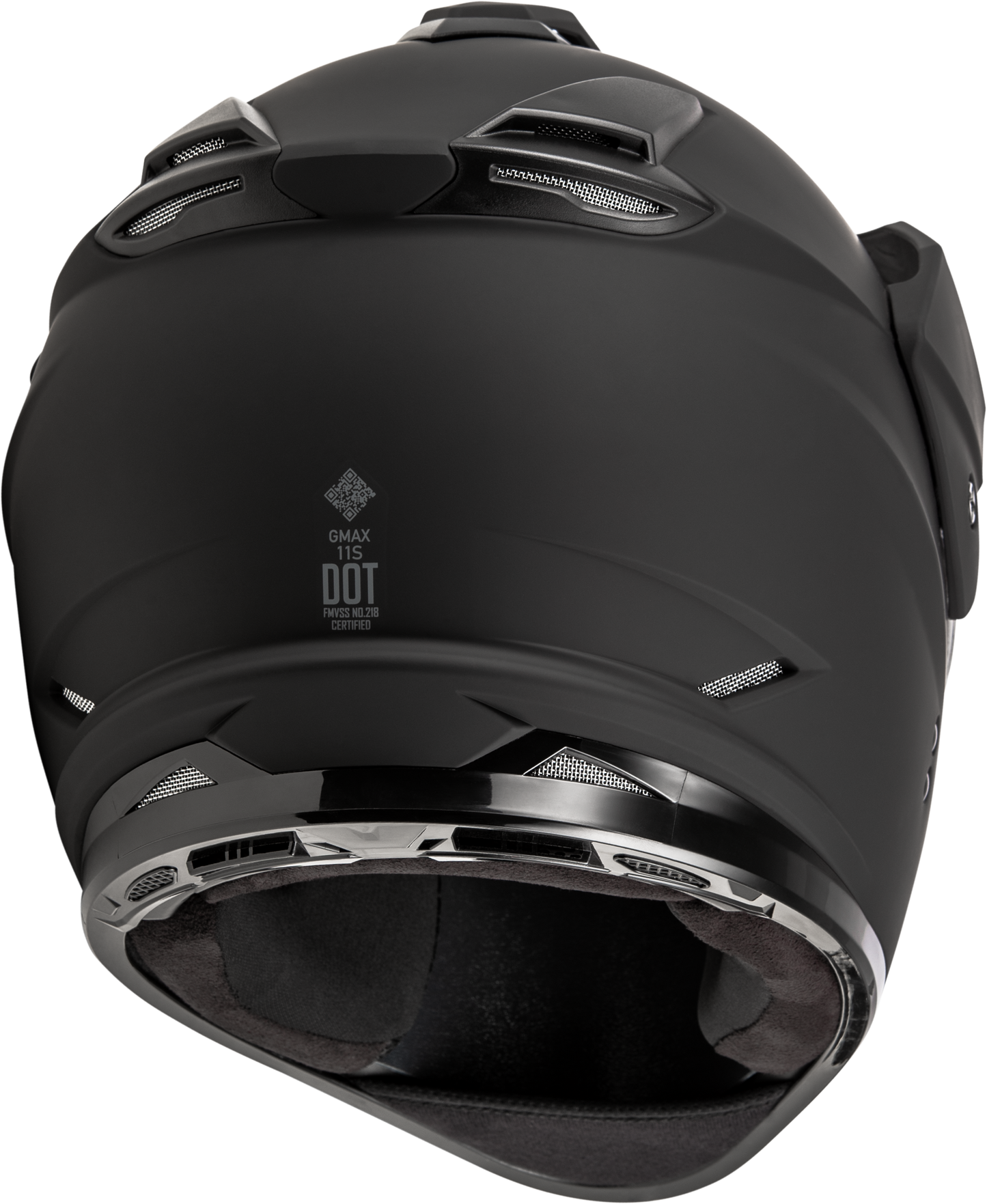 Gm 11s Snow Helmet W/ Elec Shield Matte Black Lg