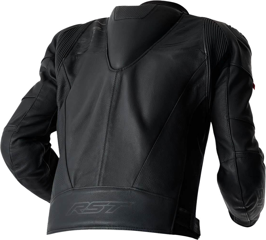 Tractech Evo D3o Jacket Black Leather Lg