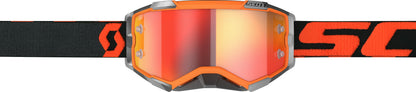 Fury Goggle Orange/Black Orange Chrome Works