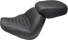 MUSTANG Passenger Touring Seat - Black - Trapezoid Stich - FXFB/FXFBS 75888