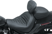 MUSTANG Passenger Touring Seat - Black - Trapezoid Stitch - FXFB/FXFBS 79335