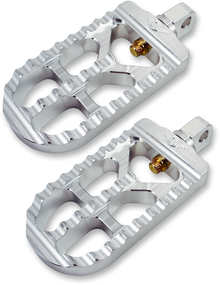 JOKER MACHINE Adjustable Serrated Foot Pegs - Long - Aluminum 08-56-2