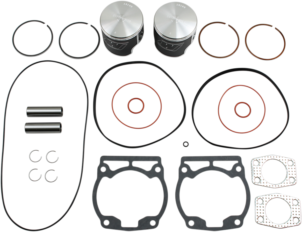 WISECO Piston Kit with Gaskets - 72.50 mm - 537 Engine Type - Ski-Doo SK1212