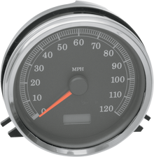 DRAG SPECIALTIES Electronic MPH Speedometer - Black Face 76436A