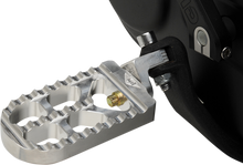 JOKER MACHINE Adjustable Serrated Foot Pegs - Long - Raw - XL 08-56-3