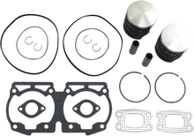 WISECO Piston Kit with Gaskets - 76.00 mm - 582 Engine Type - Ski-Doo SK1219