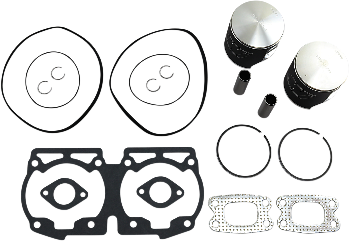 WISECO Piston Kit with Gaskets - 77.00 mm - 582 Engine Type - Ski-Doo SK1221
