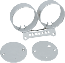 DRAG SPECIALTIES Dual Gauge Bracket - Chrome T21-6924