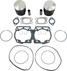 WISECO Piston Kit with Gaskets - 78.00 mm - 582 Engine Type - Ski-Doo SK1223