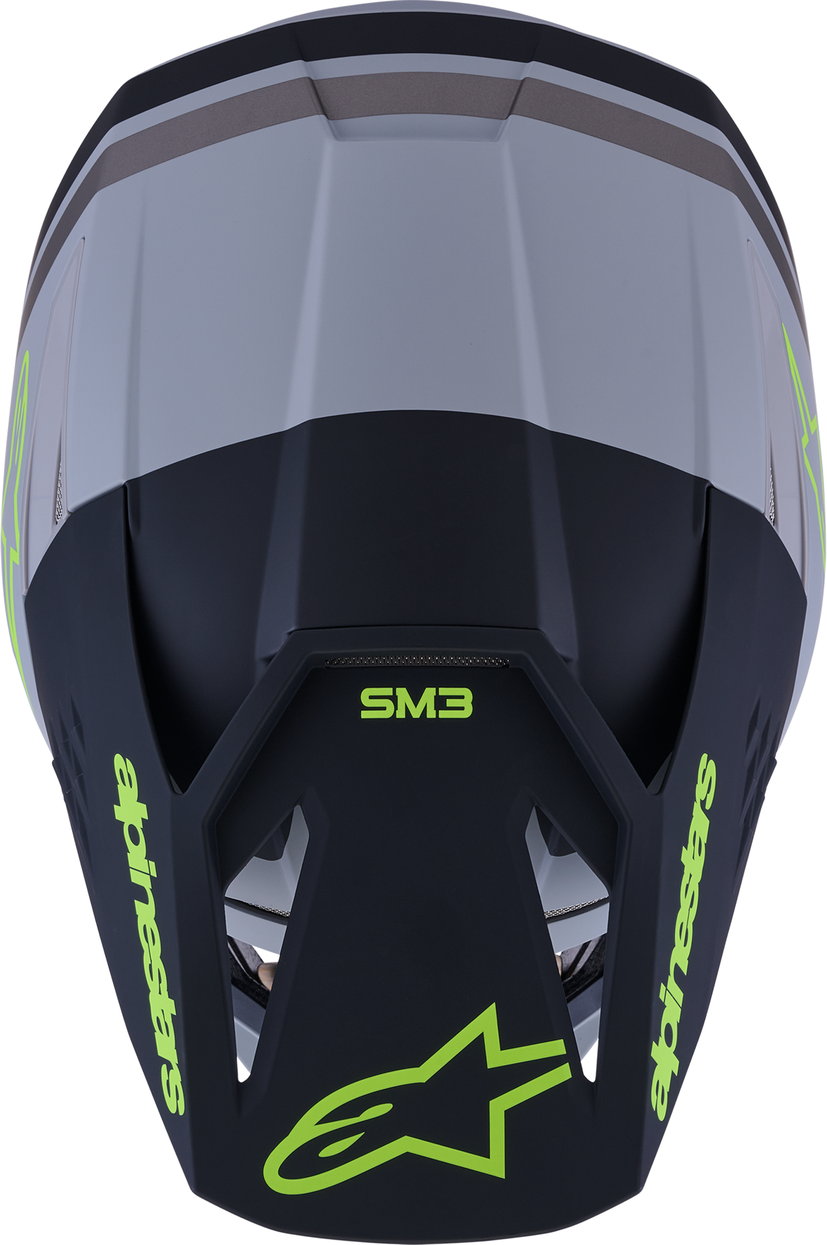 Sm3 Radium Helmet Gry/Blk/Ylw Fluo Matt Lg