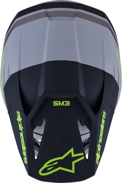 Sm3 Radium Helmet Gry/Blk/Ylw Fluo Matt Lg