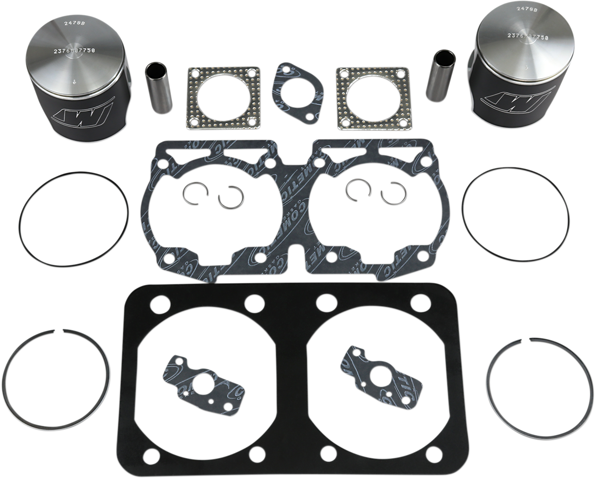 WISECO Piston Kit with Gaskets - 77.50 mm - 643 Engine Type - Ski-Doo SK1234