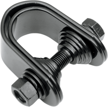 DRAG SPECIALTIES Mini Speedometer/Tachometer Clamp - For 1"/1.25" Tube - Gloss Black 21-6808A
