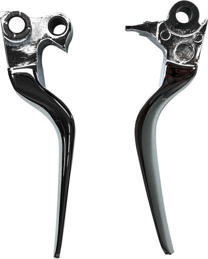 Lsr Lever Set Chrome Big Twin 96 16 Xl 96 03 W/Cable Clutch