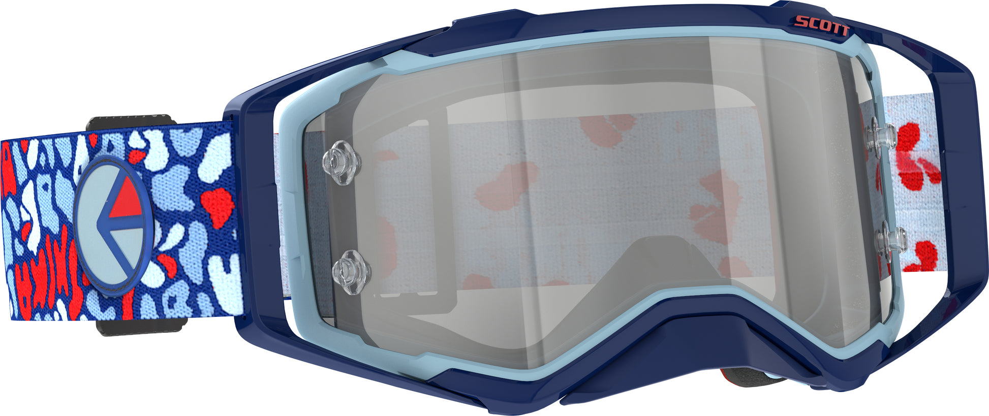Prospect Goggle Ethika Blue/Red Silver Chrome Works