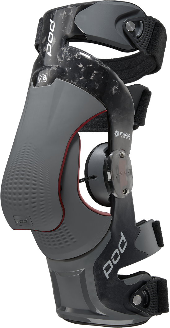 K8 3.0 Knee Brace Carbon (Lt) Carbon/Graphite Lg