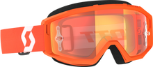 Primal Goggle Orange/White Orange Chrome Works