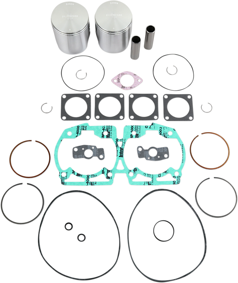 WISECO Piston Kit with Gaskets - 78.00 mm - 670 H.O. Engine Type - Ski-Doo SK1311