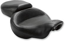 MUSTANG Vintage Style Seat - Wide - Smooth - Black - Dyna 75535