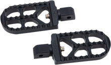 JOKER MACHINE Serrated Foot Pegs - Black - Long 08-56-7B
