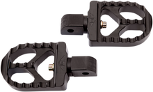 JOKER MACHINE Serrated Foot Pegs - Black - Short 08-57-7B