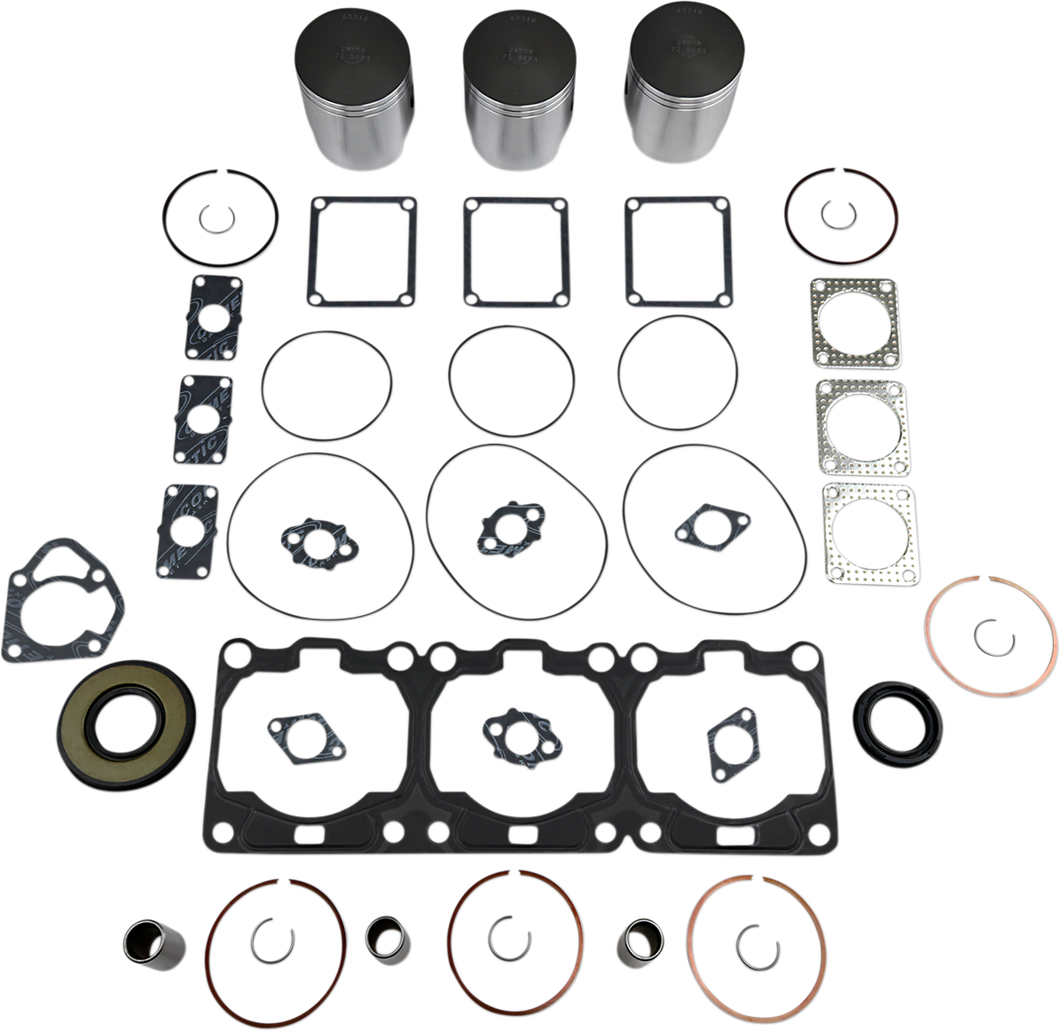 WISECO Piston Kit with Gaskets - 73.00 mm - Yamaha SK1381