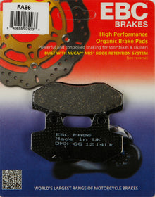 Brake Pads Fa86 Organic