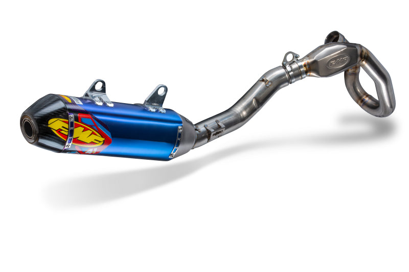 FMF Racing Kawasaki KX250F 17-20 Anodized Titanium Factory 4.1 RCT Full System w/Carbon Cap