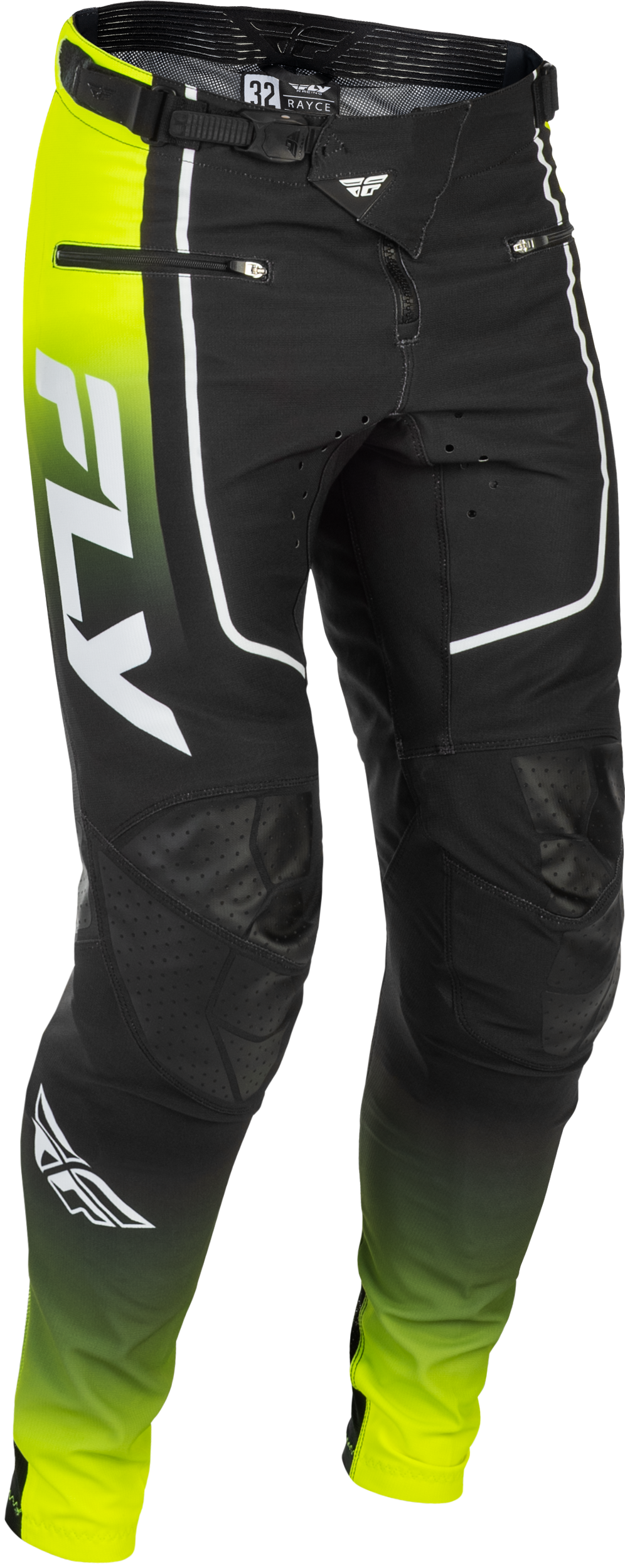 Rayce Bicycle Pants Lime/Black/White Sz 28
