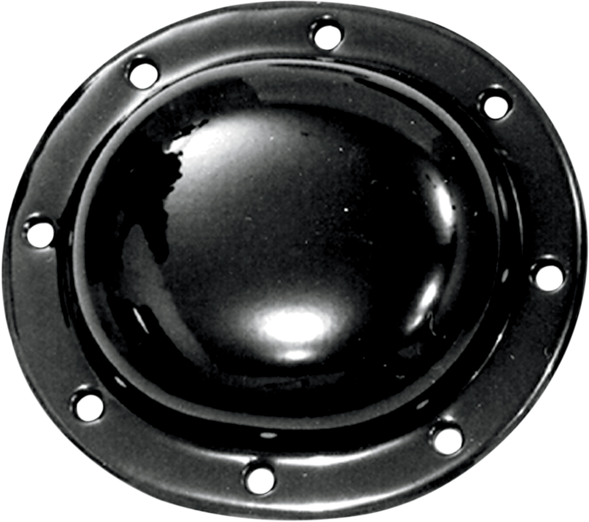 PAUGHCO Derby Cover - Smooth - Black - '36-'64 Big Twin B757