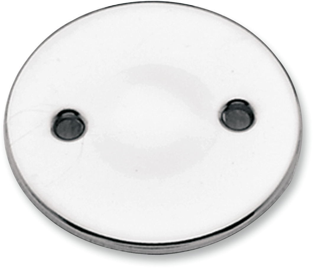 PAUGHCO Inspection Cover - Dimpled - Chrome - '36-'64 Big Twin 758