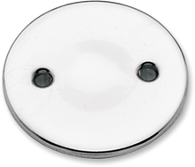PAUGHCO Inspection Cover - Dimpled - Chrome - '36-'64 Big Twin 758