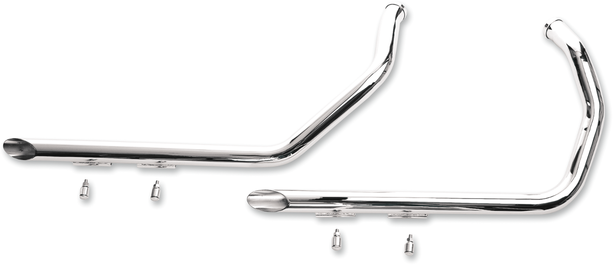 PAUGHCO 1-3/4" Dual Slash-Cut Drag Pipes 719-1-40