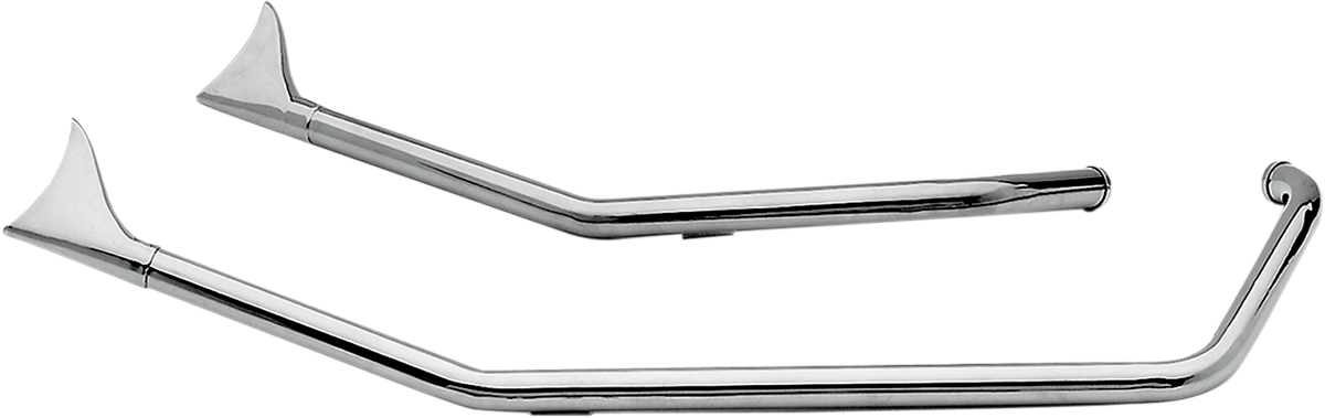 PAUGHCO 1-3/4" Upsweep Fishtail Drag Pipes 716B2F
