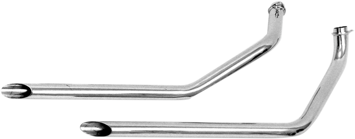 PAUGHCO Staggered Dual Slash Cut Drag Pipes 730E40