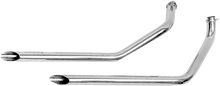 PAUGHCO Staggered Dual Slash Cut Drag Pipes 730E40